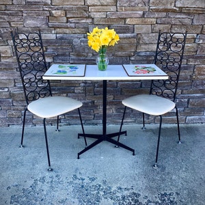 Mid-Century Modern Arthur Umanoff Wrought Iron Chairs - Set of (2) - Contact for Actual Shipping