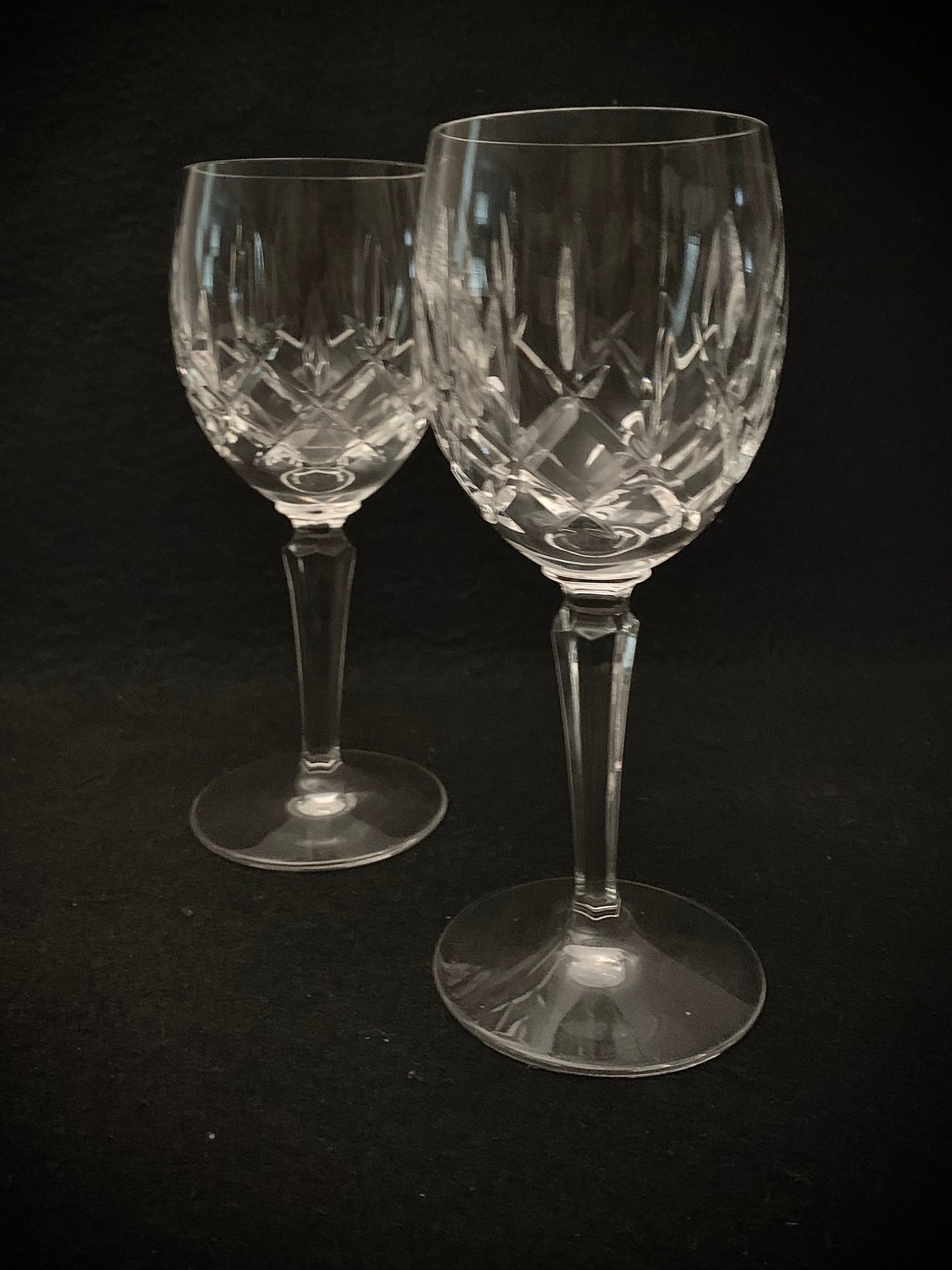 Gorham Lady Anne Crystal Wine Glasses Set of 2 or 4 Etsy
