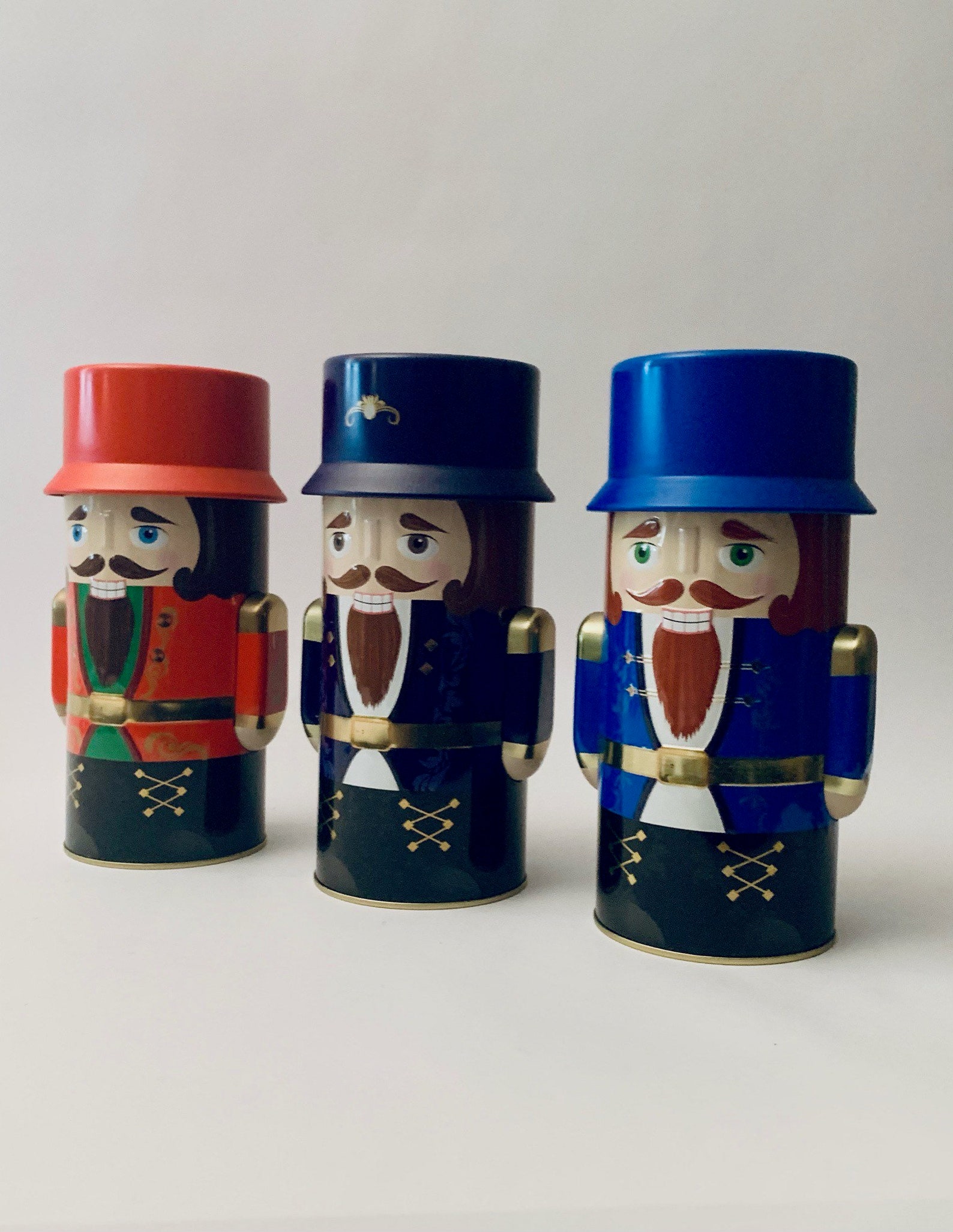 Vintage Holiday Nutcracker Cookie or Candy Tins Etsy