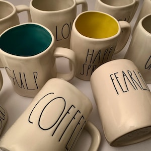 Rae Dunn Large Coffee Mug, Rae Dunn Coffee Cup - Sold Individually