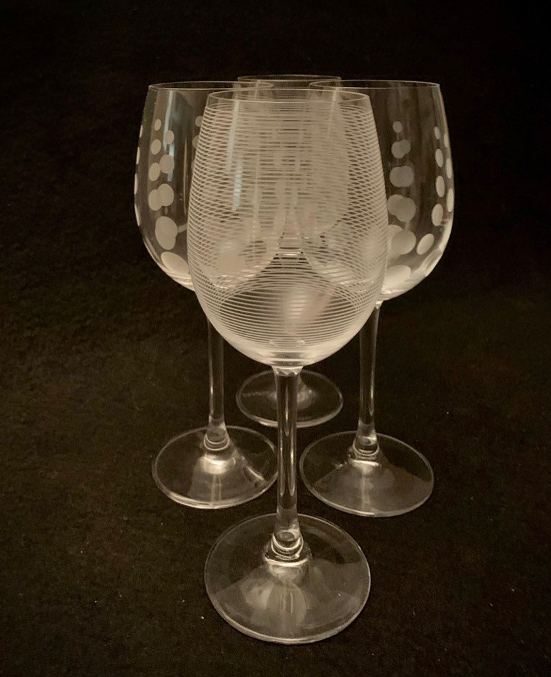 Mikasa Cheers Wine Glasses Set of 4 Etsy