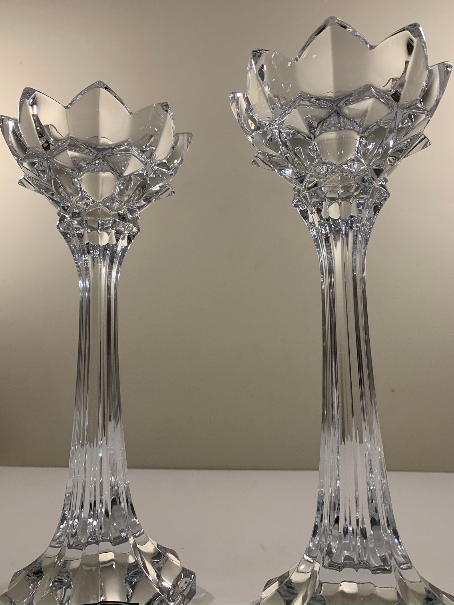Mikasa Royal Crown Lead Crystal 10” Candle Sticks (pair) - Etsy