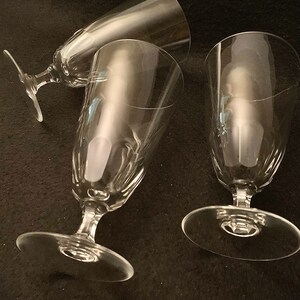 Vintage Val St Lambert Riviera Cut Panel Clear  Iced Tea Glasses - Sold Individually