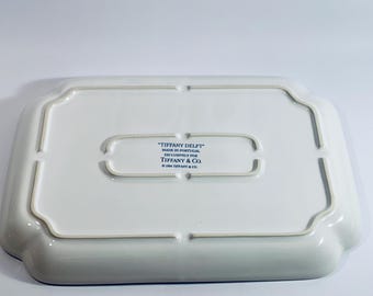 Tiffany & Co. Large Blue and White “delft” Serving Platter, Made