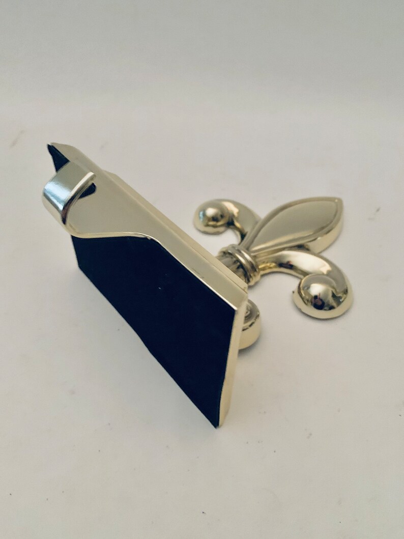 Vintage gold Metal Fleur De Lis Stocking Holders Set of Etsy