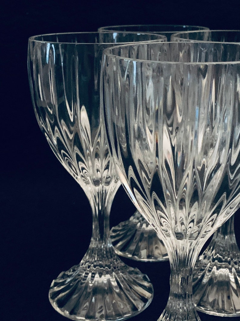 Mikasa PARK LANE Crystal Wine / Water Goblets Sold as Set of Etsy
