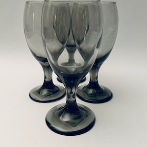 Libbey Classic Smoke Grey Kelch Getränkegläser - Set (4)