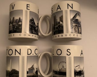 Vintage Starbucks City Scenes Mug - 2003 Barista Series - Sold Individually