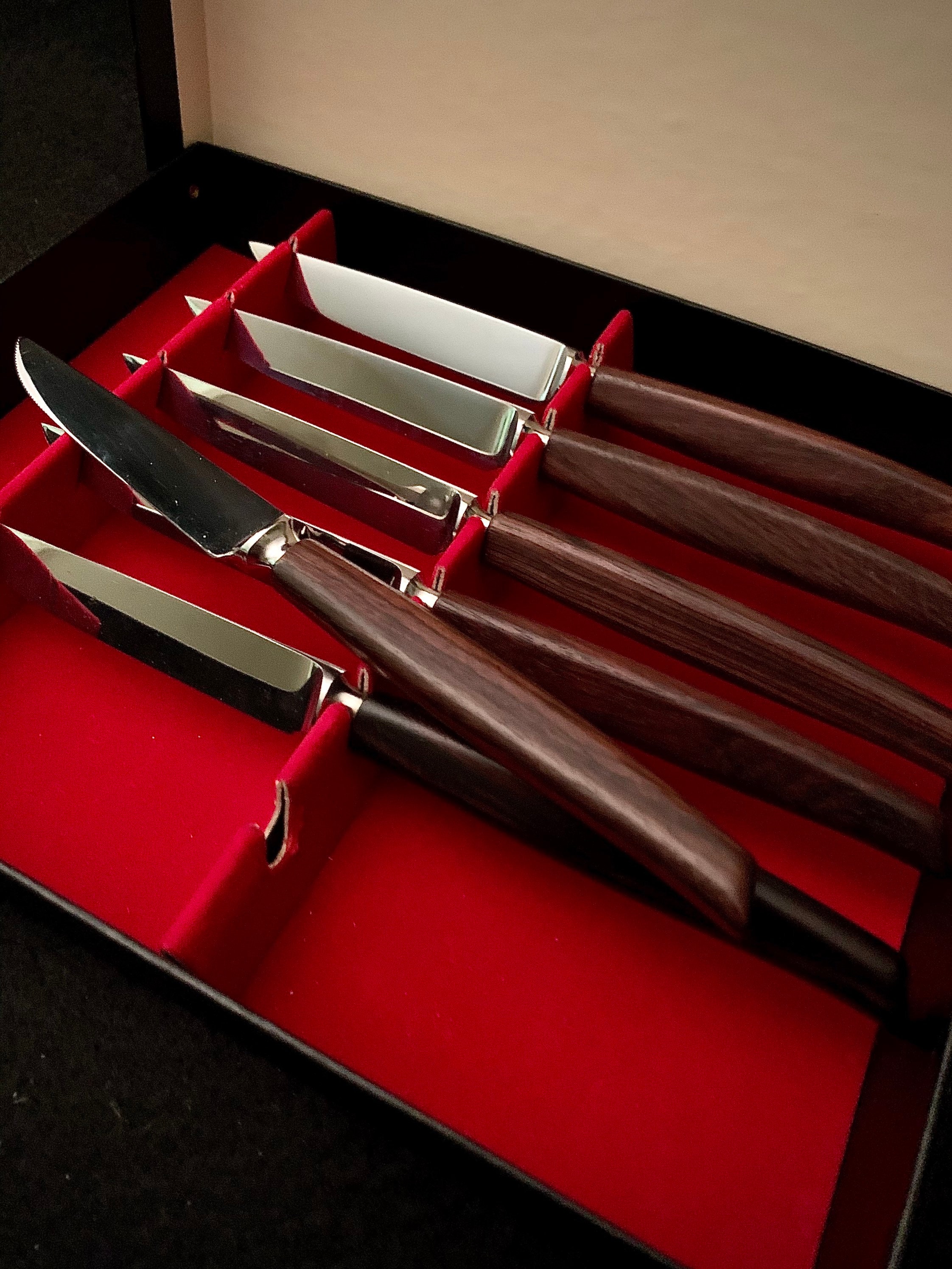 Kirk & Matz Forged Stainless Sheffield Cutlery Steak Knives - Set