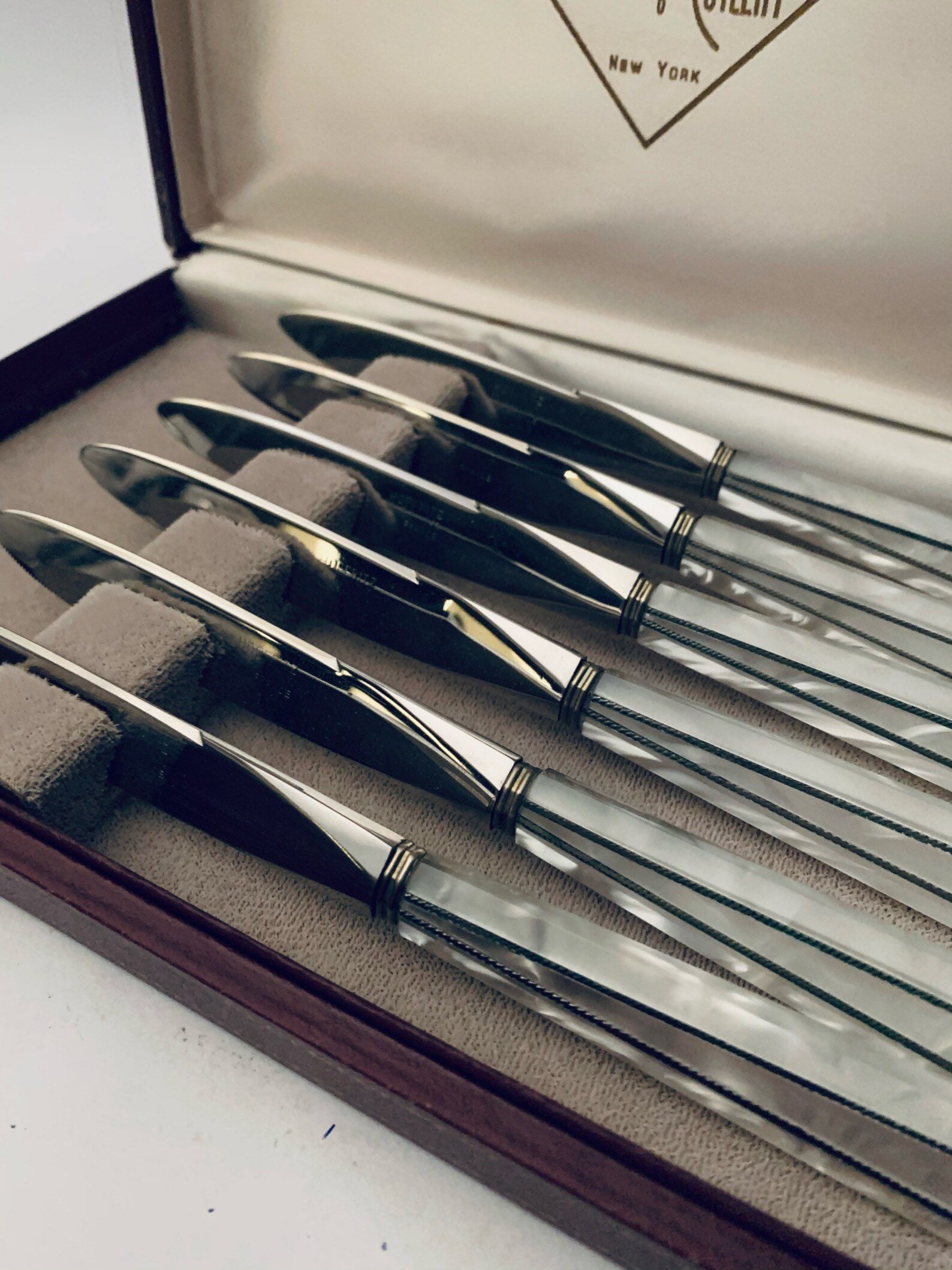 Vintage Sheffield Hoffritz Steak Knife Set / Knives Stainless Etsy