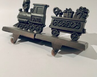 Train stocking holder set of on sale 4