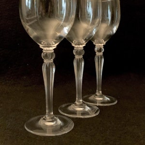 Waterford Carleton Irish Crystal Water Glasses Platinum Rim - einzeln verkauft