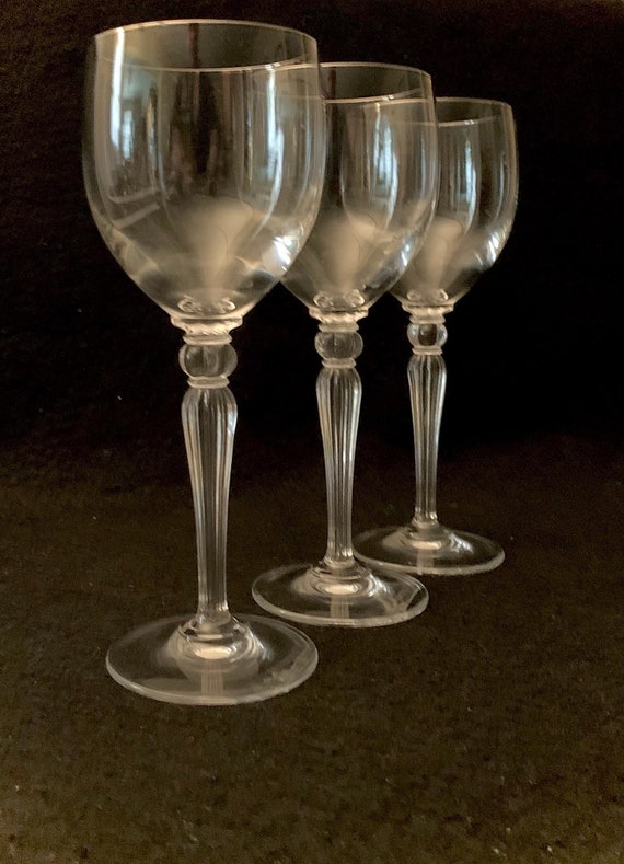 Waterford Crystal Carleton Gold Wine Glasses - Set of 4