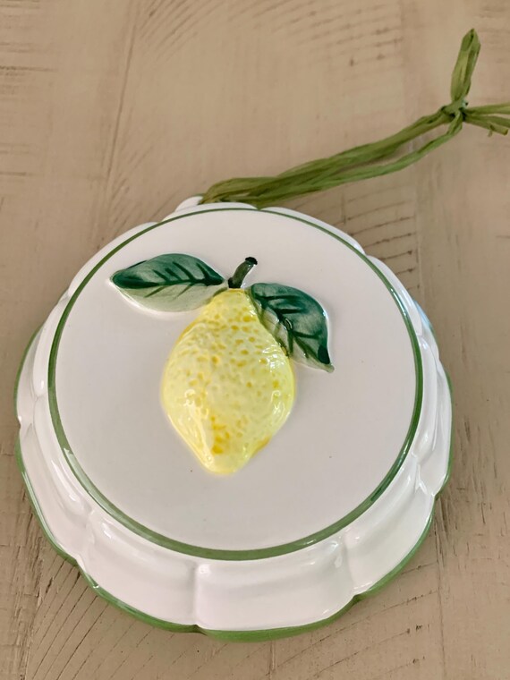 アメトリン卵形オブジェ Vintage Jay Willfred Andrea Sadek Ceramic Fruit Molds - Set of 4