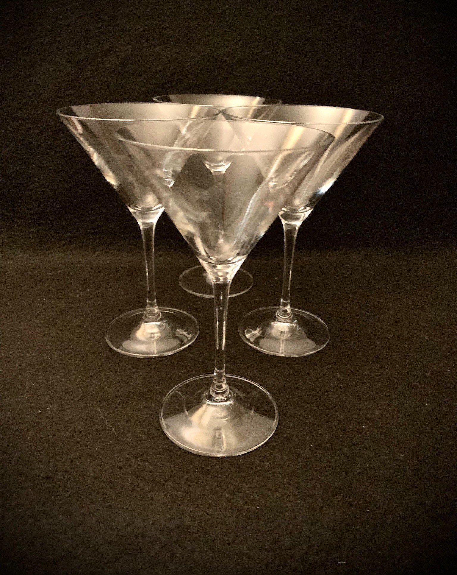 Frosted Love Fever Cocktail Glasses _ Set of 2 - Fancy Retro