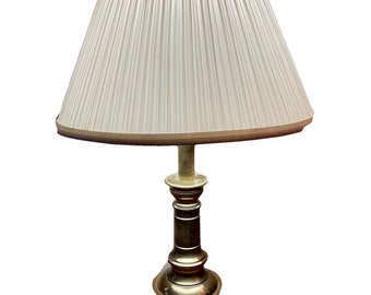 Stiffel - Brass Table Lamp, 25 1/2" tall, 6" dia. Base (No Shade)