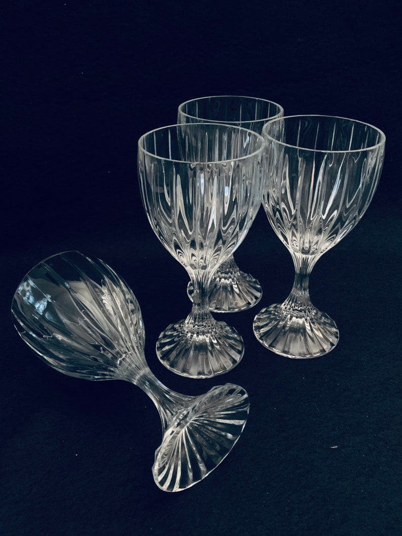 Mikasa PARK LANE Crystal Wine / Water Goblets Sold as Set of Etsy