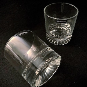 SHANNON Crystal Double Old Fashioned Glasses by Godinger -  Set of (2)