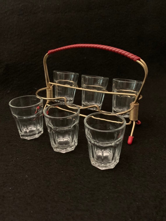 Drink & Barware vintage shot glass rockabilly kitchen 50s single glass