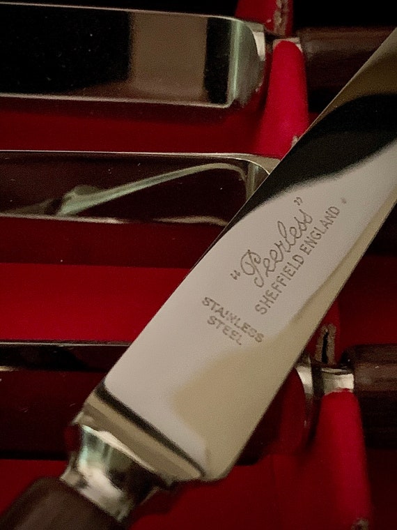 Kirk & Matz Forged Stainless Sheffield Cutlery Steak Knives - Set