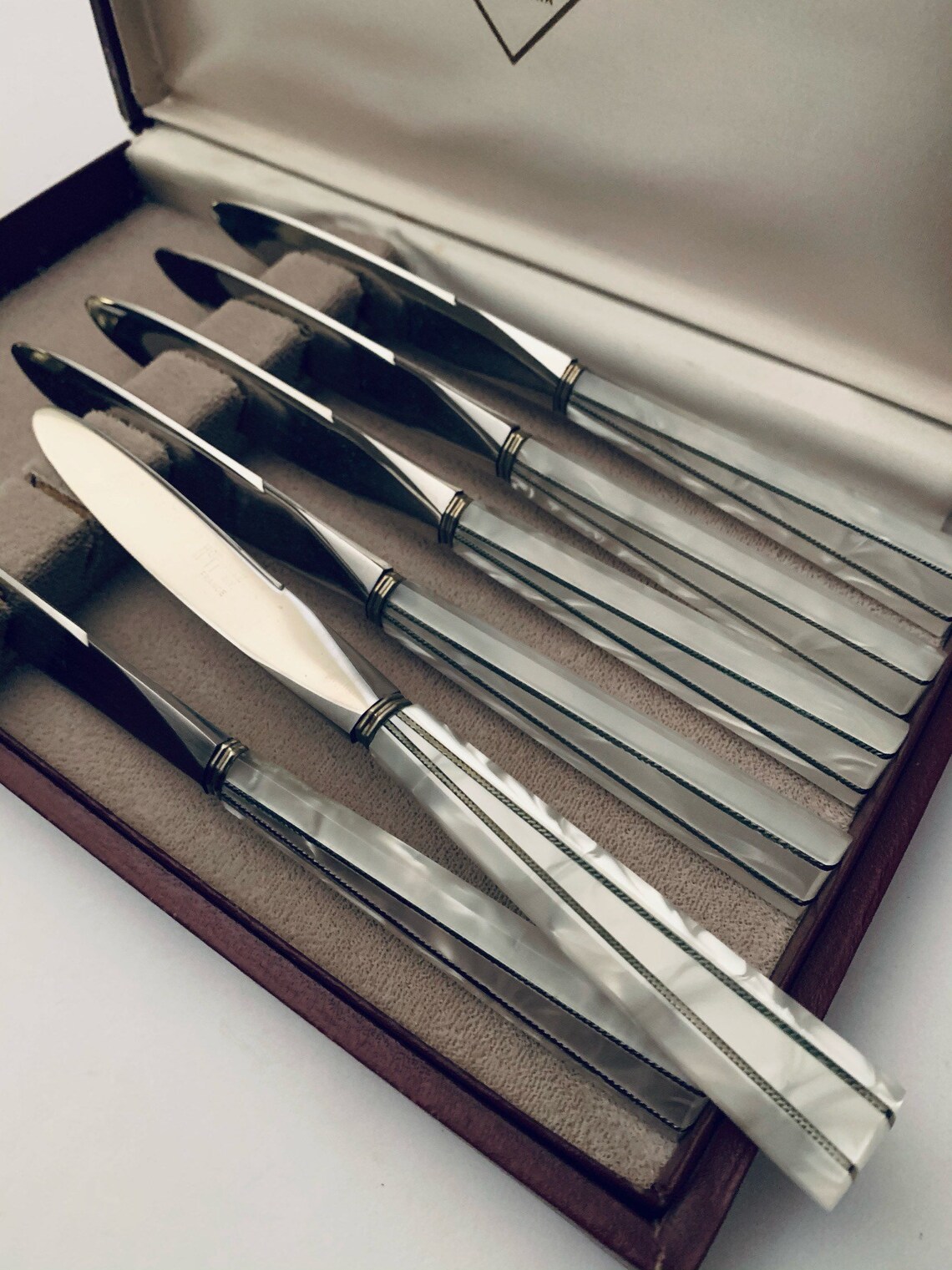 Vintage Sheffield Hoffritz Steak Knife Set / Knives Stainless Etsy