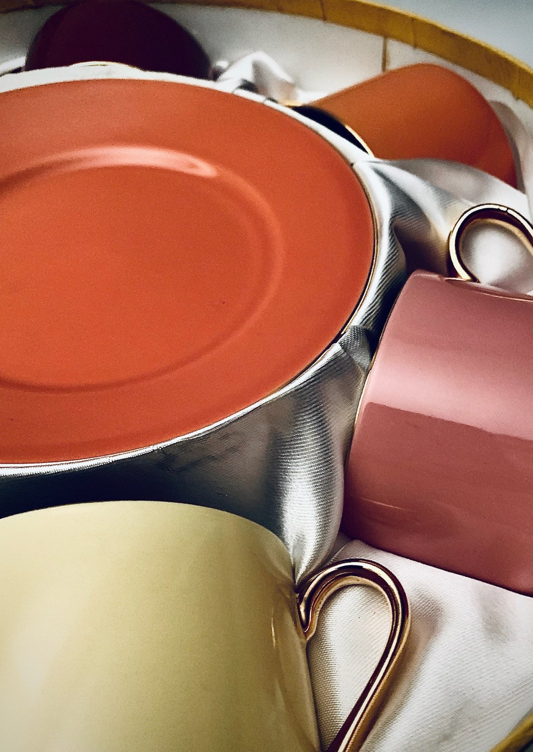 Collectible Classic Coffee & Tea Set of 6 in Original Hat Box Etsy