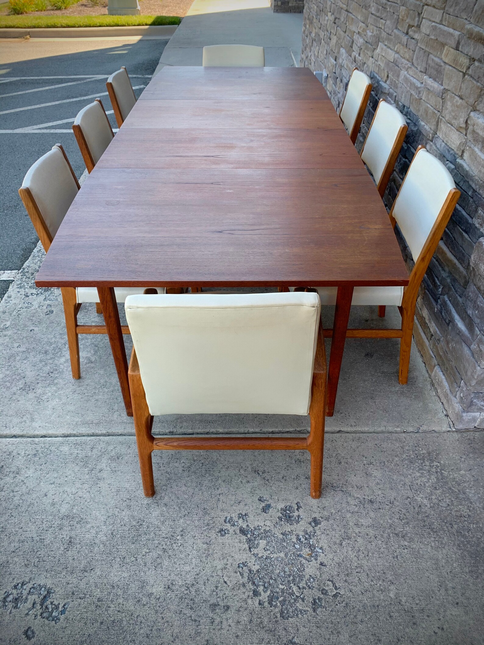 Beautiful MCM Surfboard Dining Table w/ 8 Chairs Designed Etsy