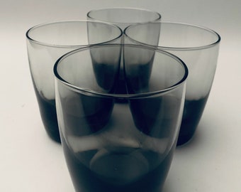 Libbey “Durham Smoke” Grau Old Fashion, Rocks Gläser, Low Ball Gläser - Set von (4)