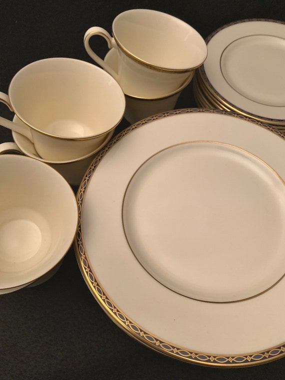 ミントン Minton St James ディナー皿7枚、ケーキ皿7枚のセット