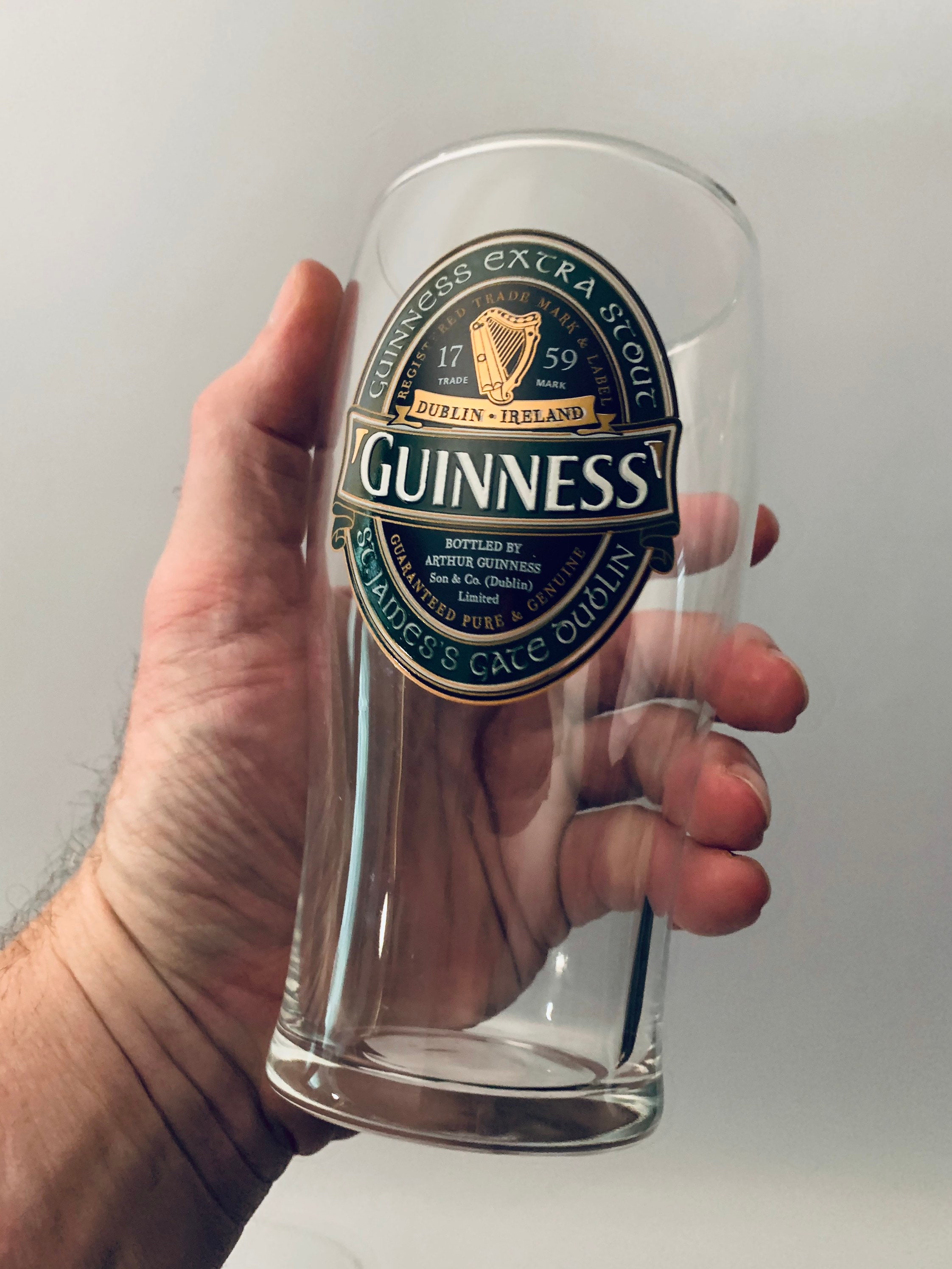 Guinness Toucan Custom Engraved Personalized Gravity Pint Beer Glass