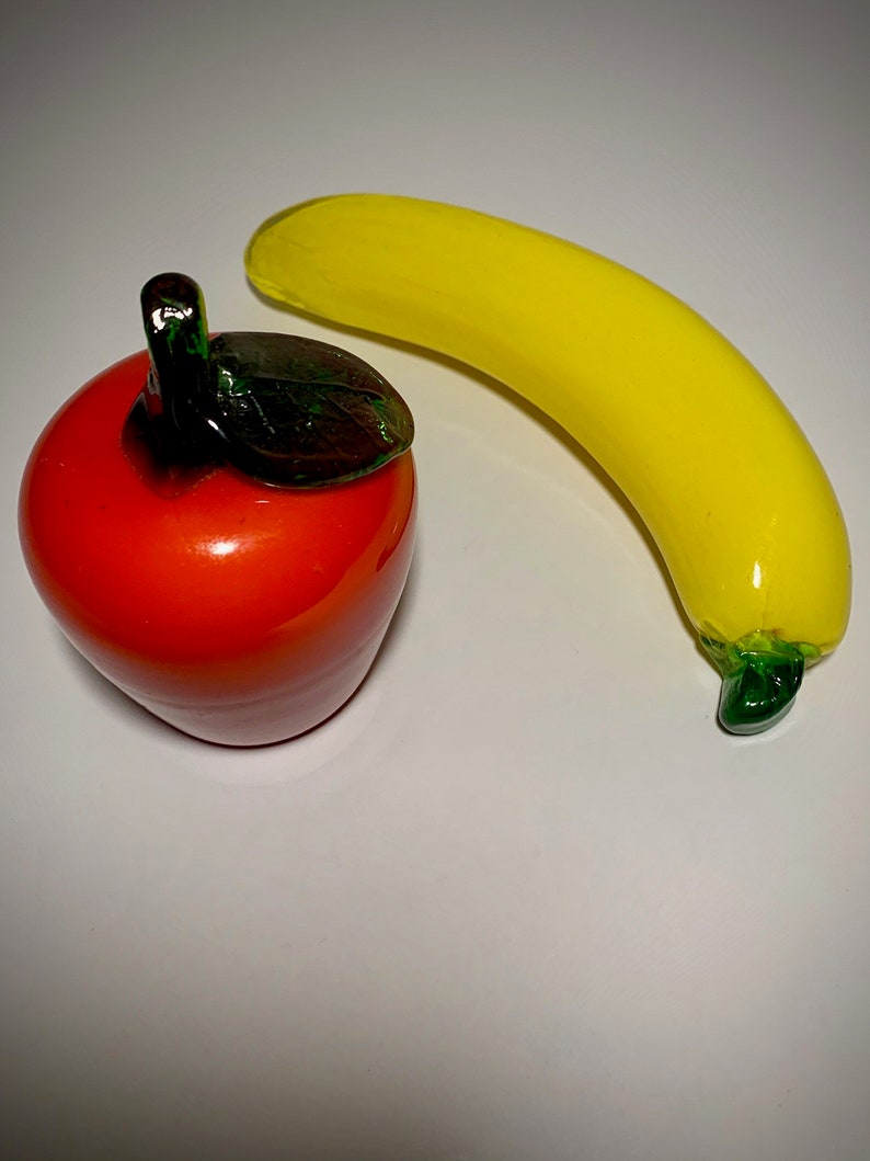 Vintage Hand Blown Glass Fruit and Vegetables Murano Etsy