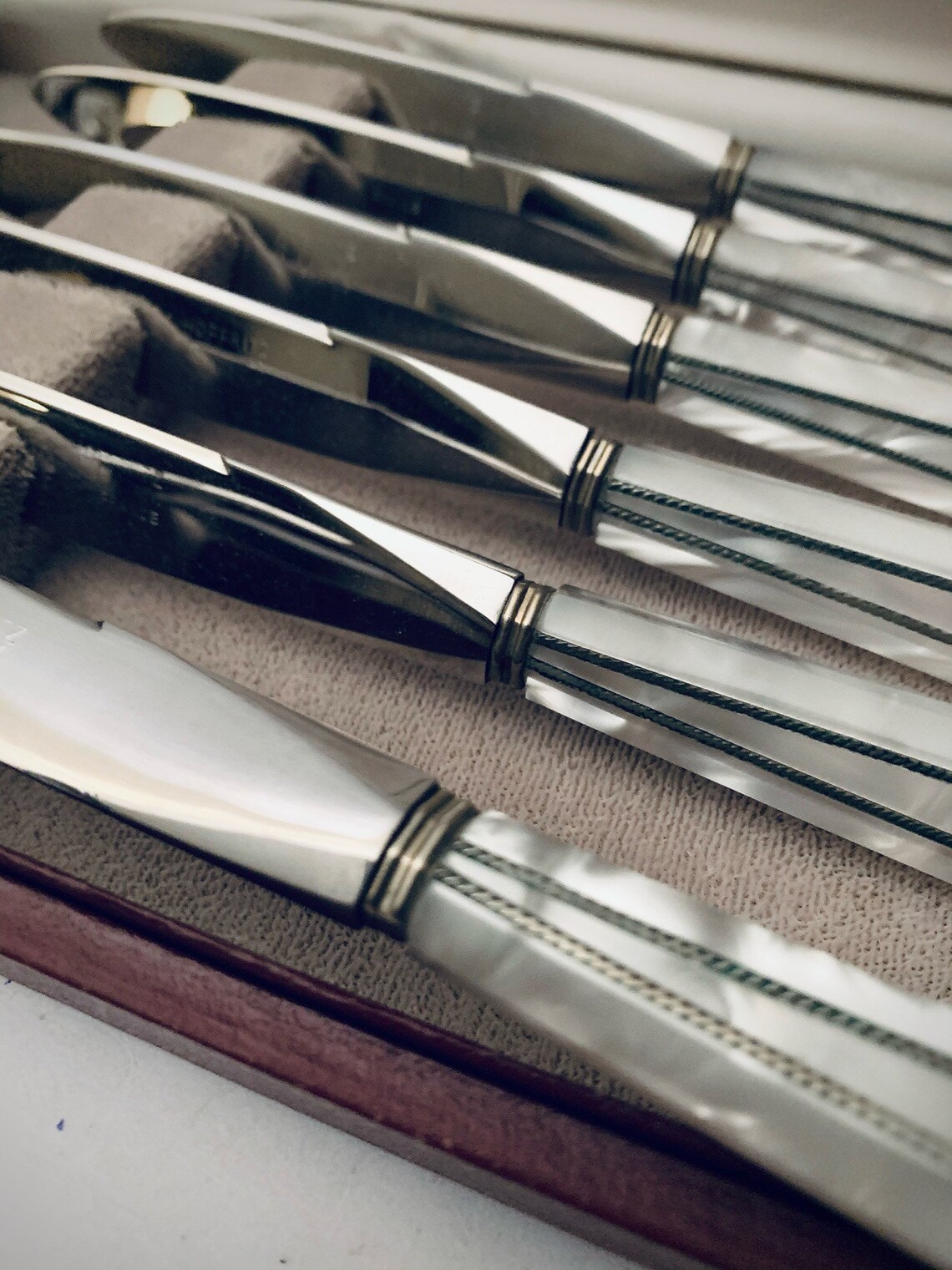 Vintage Sheffield Hoffritz Steak Knife Set / Knives Stainless Etsy