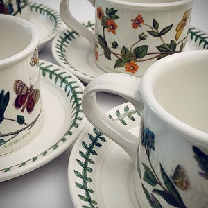 Portmeirion Botanic Garden Trommelbecher mit Untertasse - einzeln erhältlich