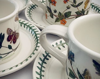 Portmeirion Botanic Garden Trommelbecher mit Untertasse - einzeln erhältlich