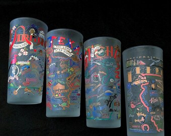 Catstudio Frosted State Glasses - Sold Individually