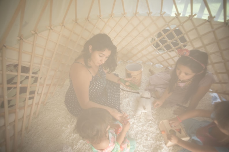 Playhouse Cei&Sol inspired by yurtplaypen and playhouse 2 in image 9