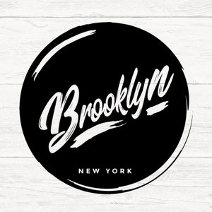 Brooklyn, Brooklyn SVG, Brooklyn PNG, Brooklyn EPS, Brooklyn vector, New York knipsel, New York vector, nieuwe York PNG, New York EPS