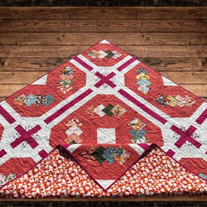Kaleidoscope Quilt Pattern (Print Version - Mailed to You)