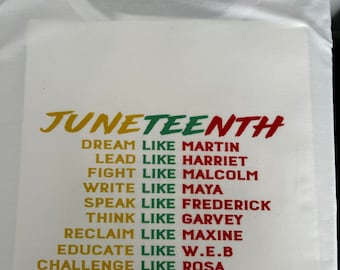 Custom Printed Juneteenth T-Shirt, Unisex Juneteenth Shirt, Black History
