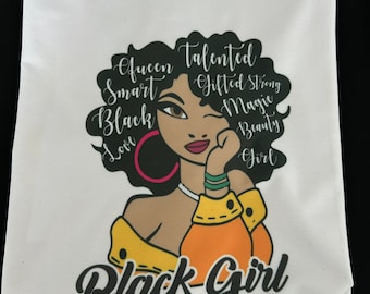Custom Printed Juneteenth T-Shirt, Unisex Juneteenth Shirt, Black Girl Magic, Black History