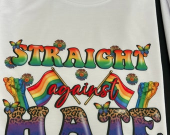Custom Printed Pride Month T-Shirt, LGBTQ+ Shirt, Unisex T-Shirt