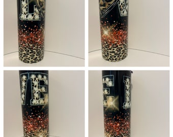 Skinny 20oz Tumbler w/Lid and Straw, Holiday Gift, Stocking Stuffer