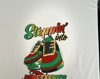 Custom Printed Juneteenth T-Shirt, Unisex Juneteenth Shirt, Black History