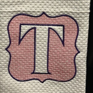 Monogram Embroidered Kitchen Towel, Kitchen Decor, Dish Towel, Birthday Gift, Anniversary Gift, Housewarming Gift, Wedding Gift
