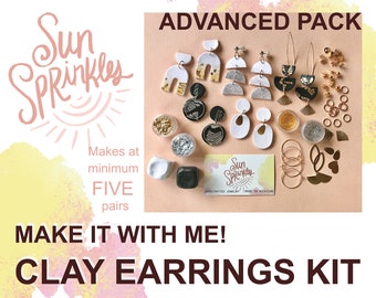 Make Colorful Polymer Clay Earrings - Live Stream Jewelry Making Class with Sun Sprinkles | Virtual Workshop