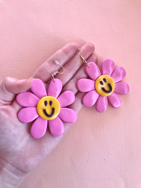 Flower clearance power earrings