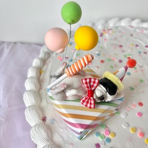 Puppy Pawty Cake Topper/ birthday animals/ party puppies/ dog theme party/ birthday cake accessories/ dog party decor/ dog lover party decor