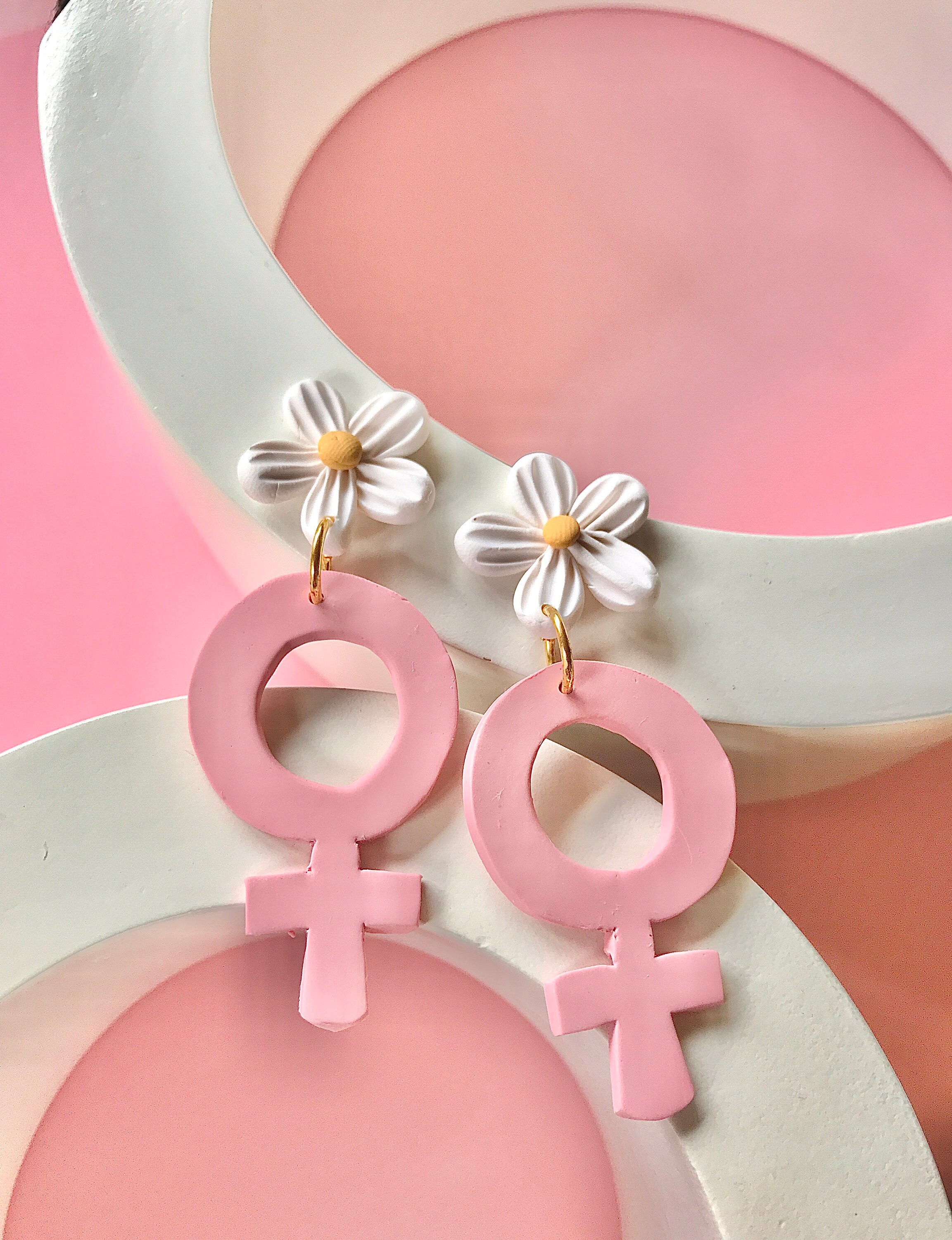 Female Gender Symbol Earring/ Girl Power Earrings/ Feminism Etsy