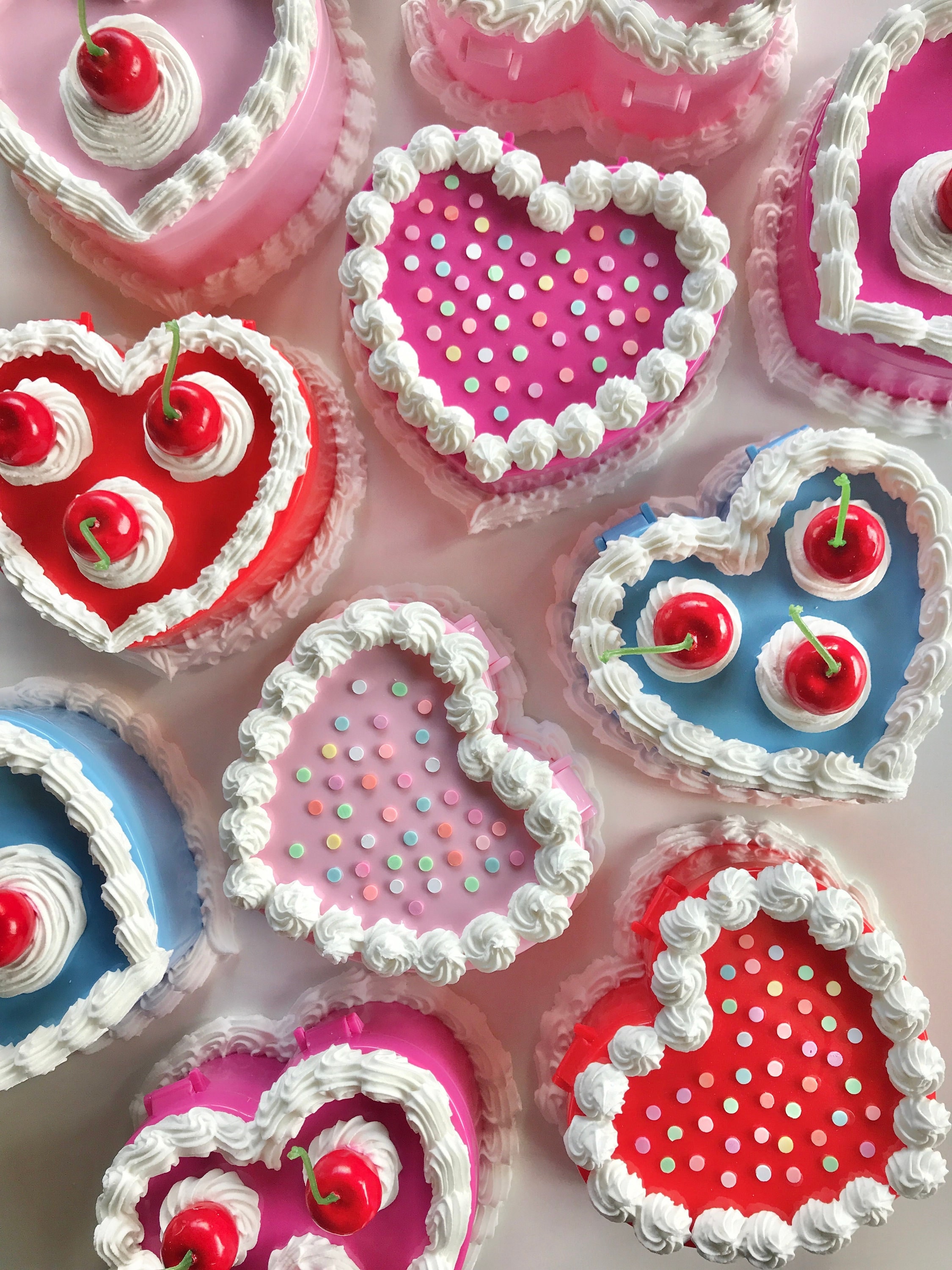 Cake Heart Shaped Jewelry Box/ Cute Jewelry Storage/ Y2k Aesthetic