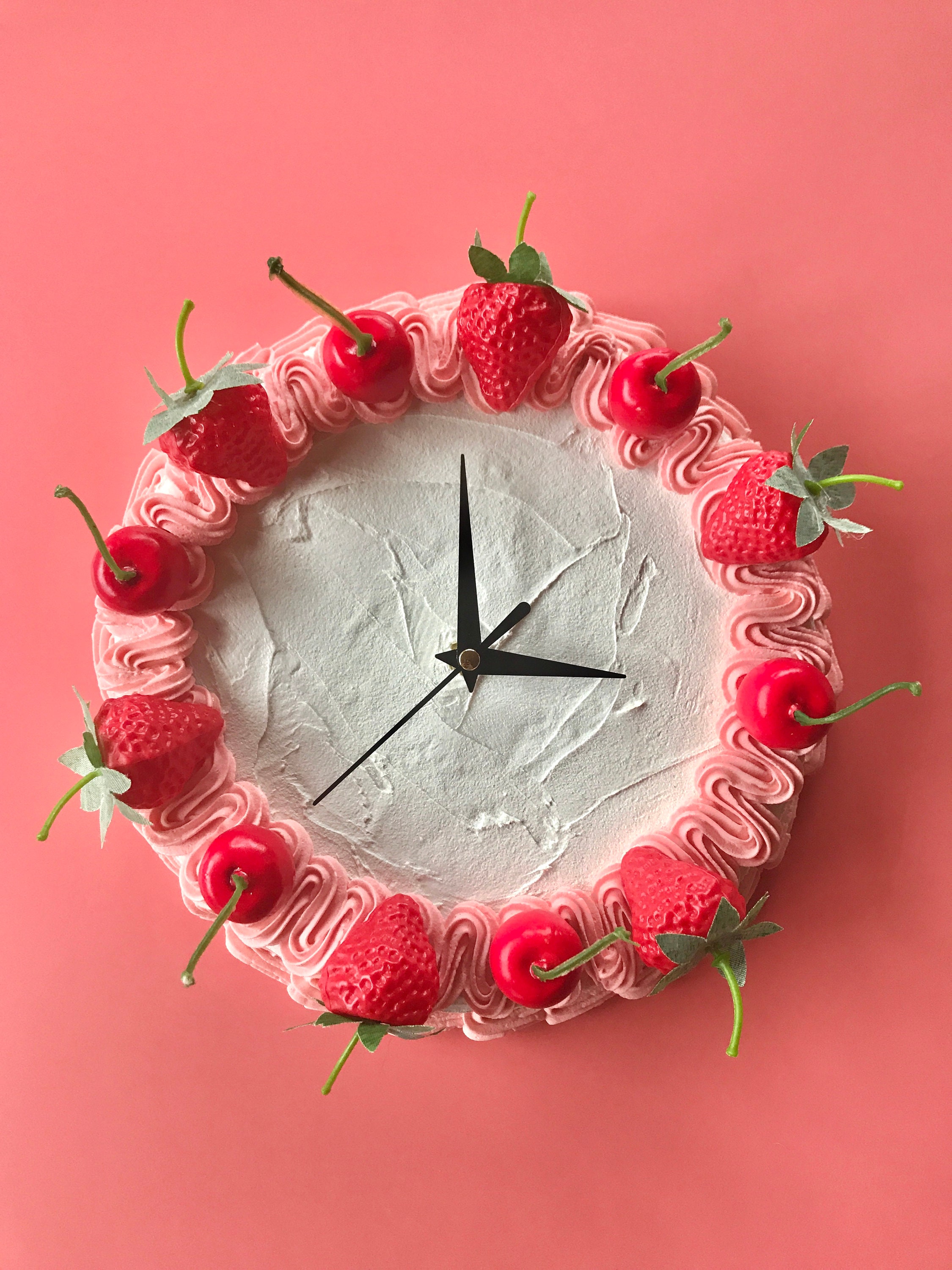 Fake Cake Clock/ Decorative Wall Clock/ Y2k Aesthetic Home Etsy Hong Kong